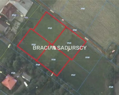 Działka budowlana w Zawadzie gm. Myślenice. Oferujemy do sprzedaży atrakcyjne, widokowe działki budowlane o powierzchni 700 m2