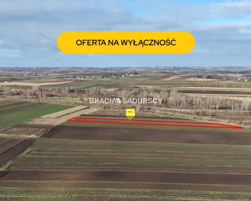 Działka rolna o pow. 41 ar. w Krakowie.  Przedmiotem oferty jest nieruchomość gruntowa niezabudowana o nr ew.  44  położona w