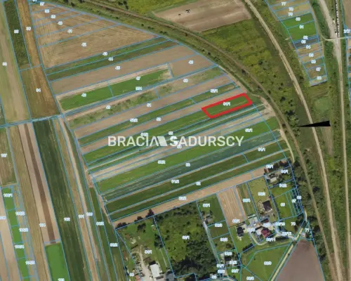 Działka budowlana o pow. 18 ar. w Krakowie.  Przedmiotem oferty jest nieruchomość gruntowa niezabudowana o nr ew.  54/1  położ