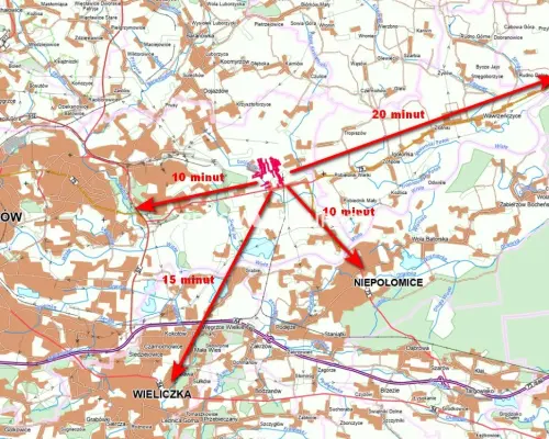 Działka budowlana o pow. 46 arów w Krakowie - Nowej Hucie    Przedmiotem oferty jest działka o nr  302    położona w o