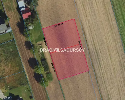 Działka budowlana - Kraków, Nowa Huta, Łuczanowice, ul. ks. Kazimierza Figlewicza   Na sprzedaż działka budowlana o po