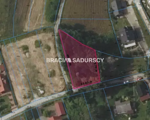 DZIAŁKA BUDOWLANA 9 ARÓW JEZIORZANY UZBROJONA