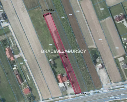 Działka budowlana o pow. 23 arów w Krakowie - Nowej Hucie    Przedmiotem oferty jest działka o nr  323/2    położona w