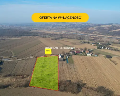 Popędzyna działka z możliwośćią uzyskania WZ