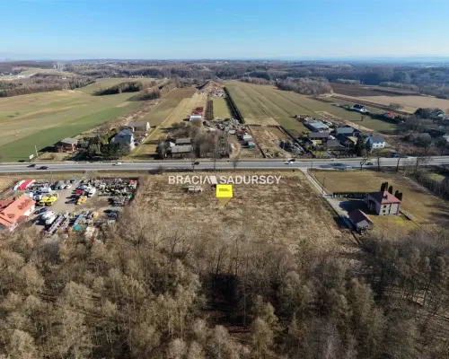 Maszków, 2,5 km od S7 | 1,1 ha Usługi | Przy trasie 772 I Zgoda na lokalizację zjazdu      LOKALIZACJA STRATEGICZNA: