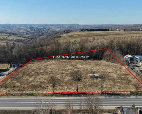Maszków, 2,5 km od S7 | 1,1 ha Usługi | Przy trasie 772 I Zgoda na lokalizację zjazdu      LOKALIZACJA STRATEGICZNA: