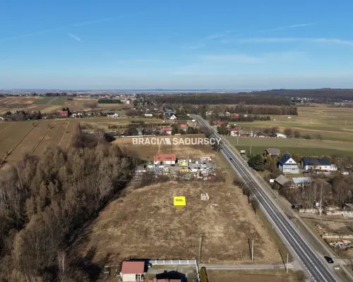 Maszków, 2,5 km od S7 | 1,1 ha Usługi | Przy trasie 772 I Zgoda na lokalizację zjazdu      LOKALIZACJA STRATEGICZNA:
