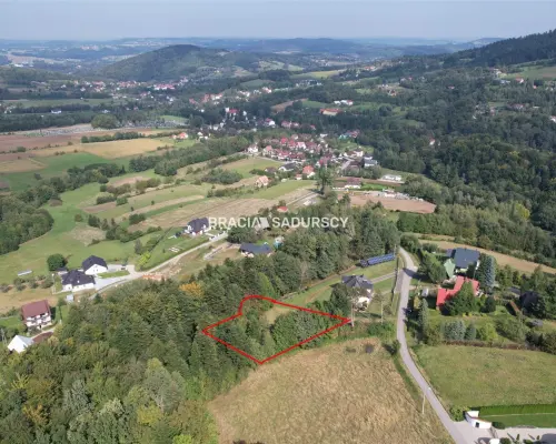 Działka pod dom | 16 ar | Beskid Wyspowy