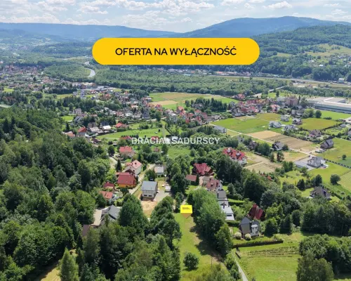 Pcim - Przepiękna widokowa działka budowlana 16 ar