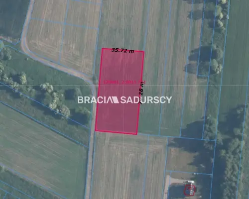 Działka z pozwoleniem na budowę w Wołowicach!
