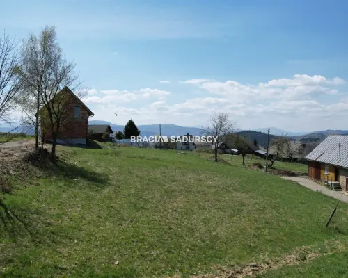 Działka budowlana o pow. 1596 m2  Krzeszów, gm. Stryszawa. Widokowa działka  położona w malowniczym Krzeszowie  w okoli