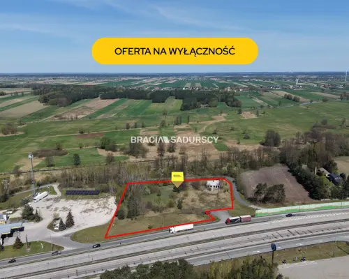Teren inwestycyjny | zjazd z S8 | 9 459 m²