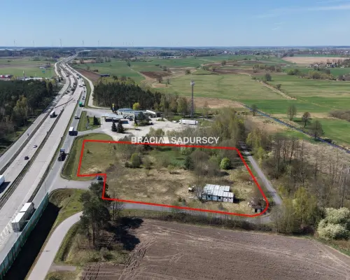 Teren inwestycyjny | zjazd z S8 | 9 459 m²