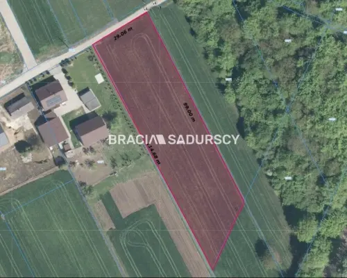 Działka 3050 m² | Kraków Pleszów | ul. Rudni