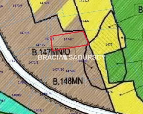 Kompaktowa działka budowlana 7,7 a - Rzeszotary (gm. Świątniki Górne)  Szukasz ustawnej, łatwej w utrzymaniu działki p