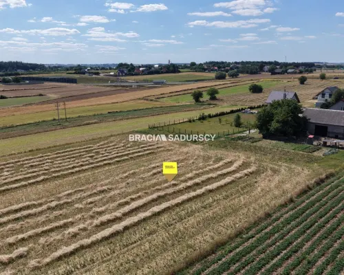Duża działka inwestycyjna pod Krakowem - 1,5 km od S7 (węzeł Widoma) | Potencjał przekształcenia | Opcja zakupu 8 414 m² g