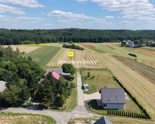 Duża działka inwestycyjna pod Krakowem - 1,5 km od S7 (węzeł Widoma) | Potencjał przekształcenia | Opcja zakupu 8 414 m² g