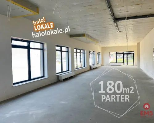Nowy lokal 180 m2, parter