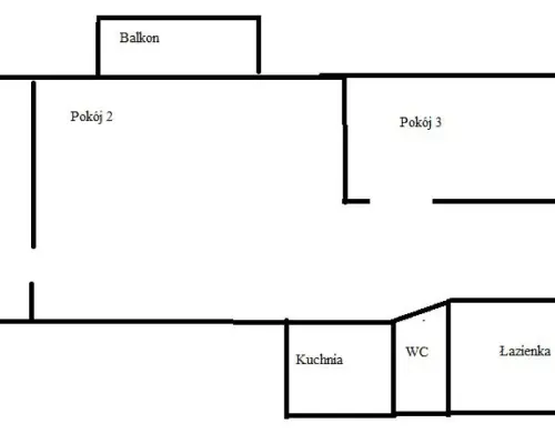 Mieszkanie 3 pokojowe Suwałki