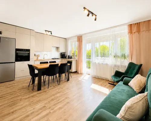 2-pokojowe mieszkanie w centrum miasta - 46 m²