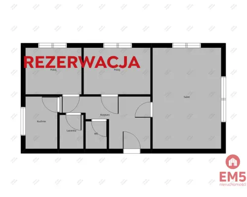3 pokoje, 54 m2 w centrum Czarnej Białostockiej