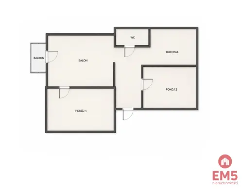 3 pokoje | 48,2 m² | Po kapitalnym remoncie