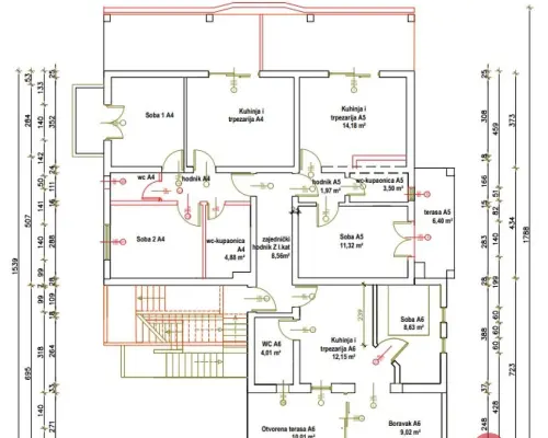 Chorwacja Pag apartament 3 pokoje