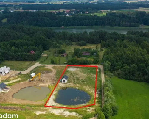 Działka ze stawem w pięknej okolicy Doliny Rospudy