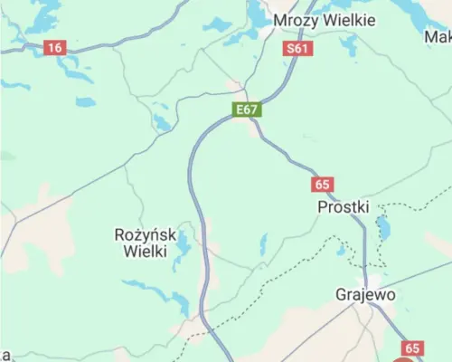 Działka budowlana na Mazurach Rożyńsk Wielki