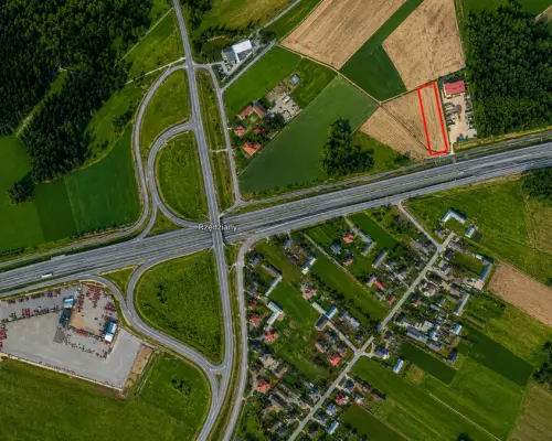 Działka inwestycyjna przy S8