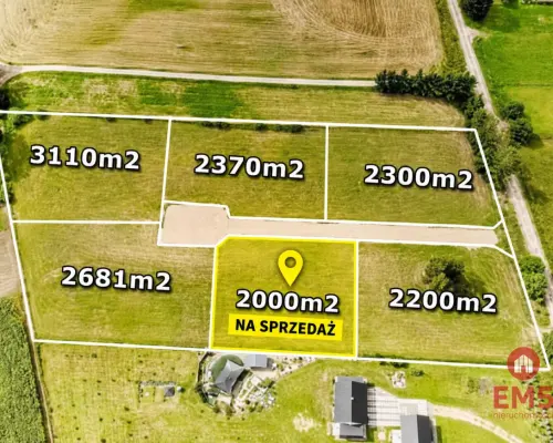 DZIAŁKA Z WYDANYMI WARUNKAMI ZABUDOWY – PRZEJMA WY