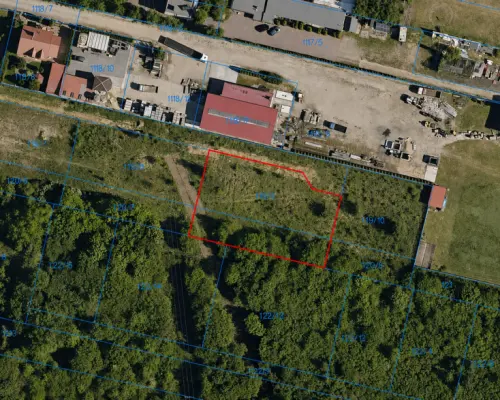 Działka budowlana 1534m2 z WZ