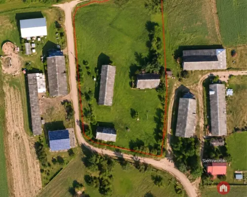 Siedlisko z domem i zabudowaniami I Działka 4500m