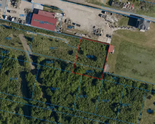 Działka budowlana 1200m2 z WZ narożna