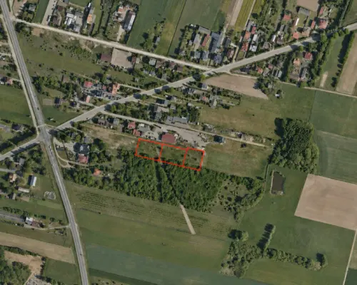 Działka budowlana 1200m2 z WZ narożna