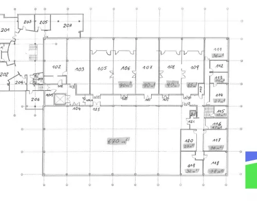 Pabianice - magazyn 670 m2 Ip. winda towarowa