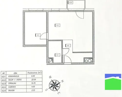 Widzew-Wschód - M3 43,13 m2 balkon ul. Augustów