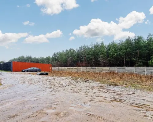 Widzew - działka do wynajęcia 1100 m2 kontenery
