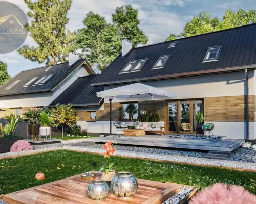 Dom z garażem blisko Świdnicy/ 158m2/ Milikowice