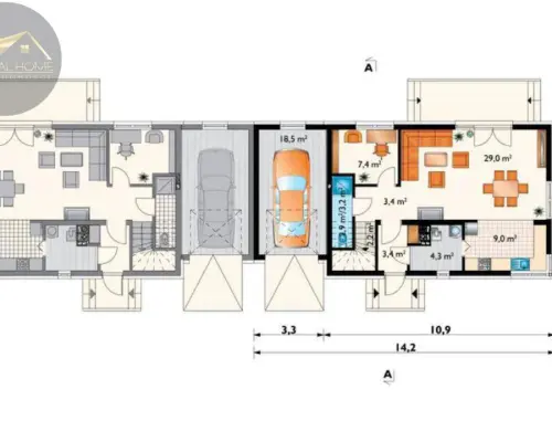 Dom z garażem blisko Świdnicy/ 158m2/ Milikowice