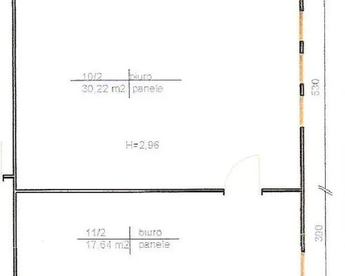 Biuro 48m2, parking / gotowe do wprowadzenia