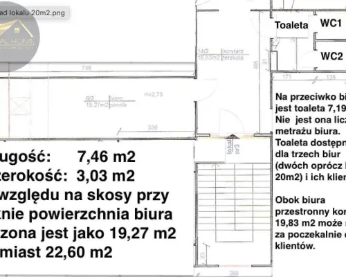 Lokal 20m2 blisko Centrum