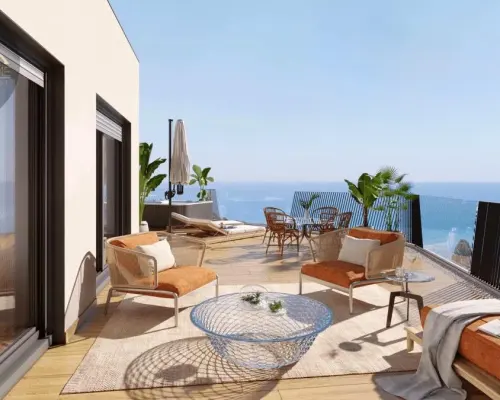 Nowoczesny penthouse w Villajoyosa 100m od morza.
