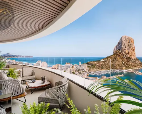 Luksusowy apartament z widokiem na morze w Calpe