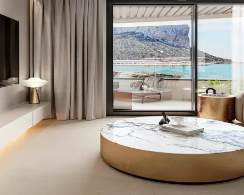 Luksusowy apartament z widokiem na morze w Calpe