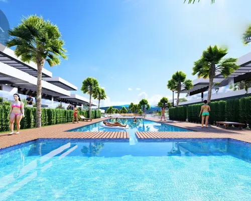 Apartament przy polu golfowym w Algorfa