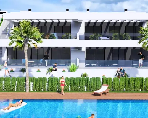 Apartament przy polu golfowym w Algorfa