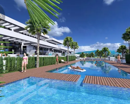 Apartament przy polu golfowym w Algorfa