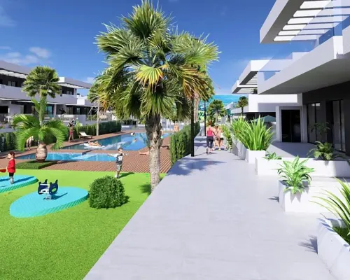 Apartament przy polu golfowym w Algorfa