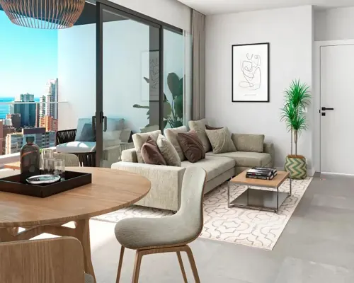 Luksusowy apartament blisko plaży w Benidormie